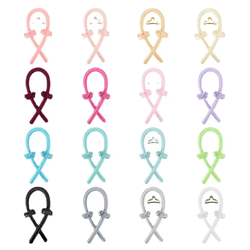 Stirnband ohne Hitze Seiden locken Band Locken wickler schlafen weiches