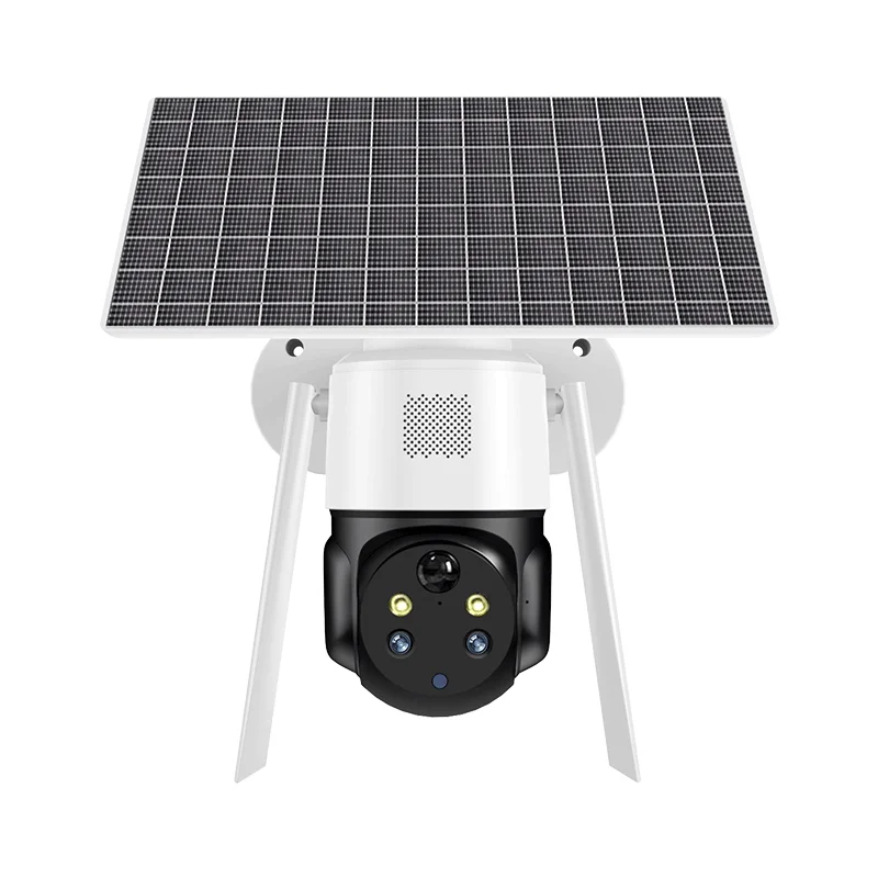 ShireStar Eseecloud V380 Pro Solar Powered Surveillance Security PTZ CCTV Camera Dual Lens Zoom Wireless Outdoor WiFi Camera