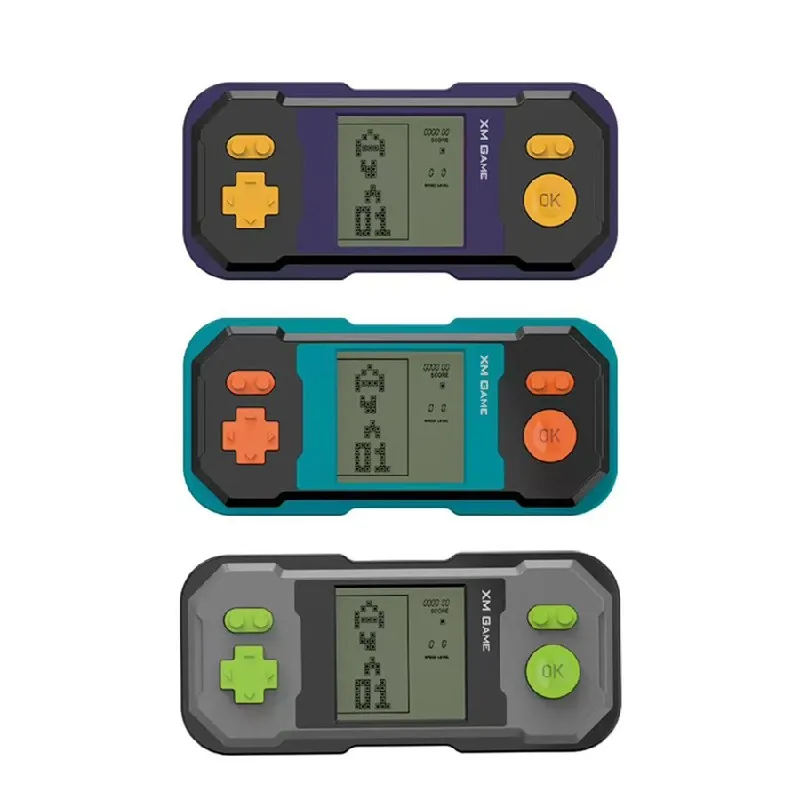 Mini game machine key chain pocket game network red retro childhood memories game birthday gift for child