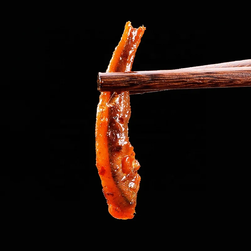 
hot selling food ready packed leisure seafood fish snacks with logo 