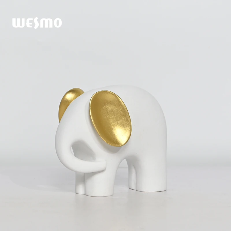 Luxury Home Accessories Elephant Resin Statue Desk Nordic Home Decor Office Decorative Art Animal Decor