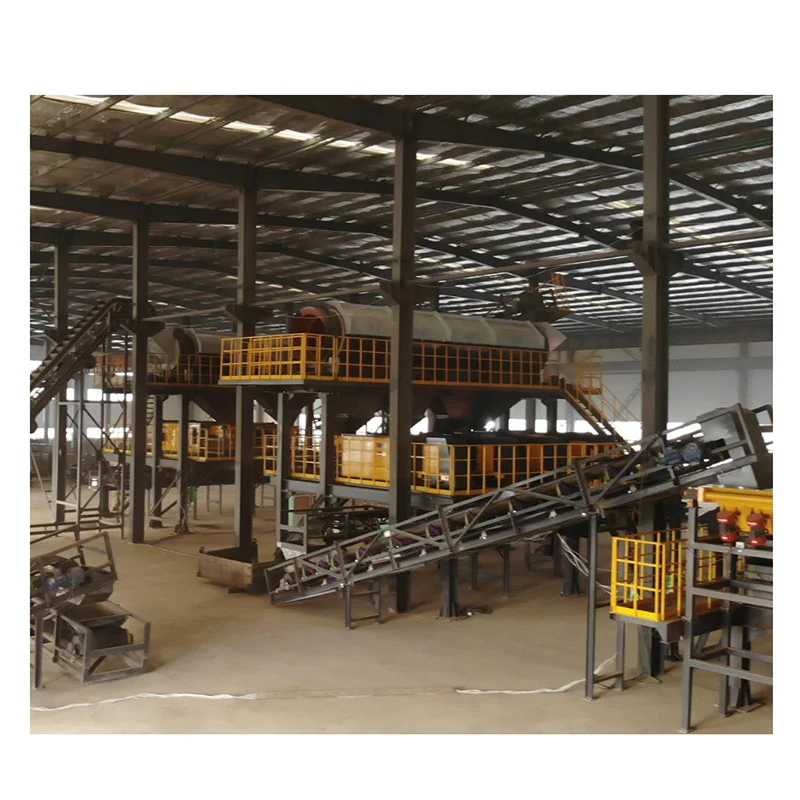 Municipal Solid Waste separator sorting line Garbage steel Aluminum BEST MSW garbage recycling rate scrap recycling machine