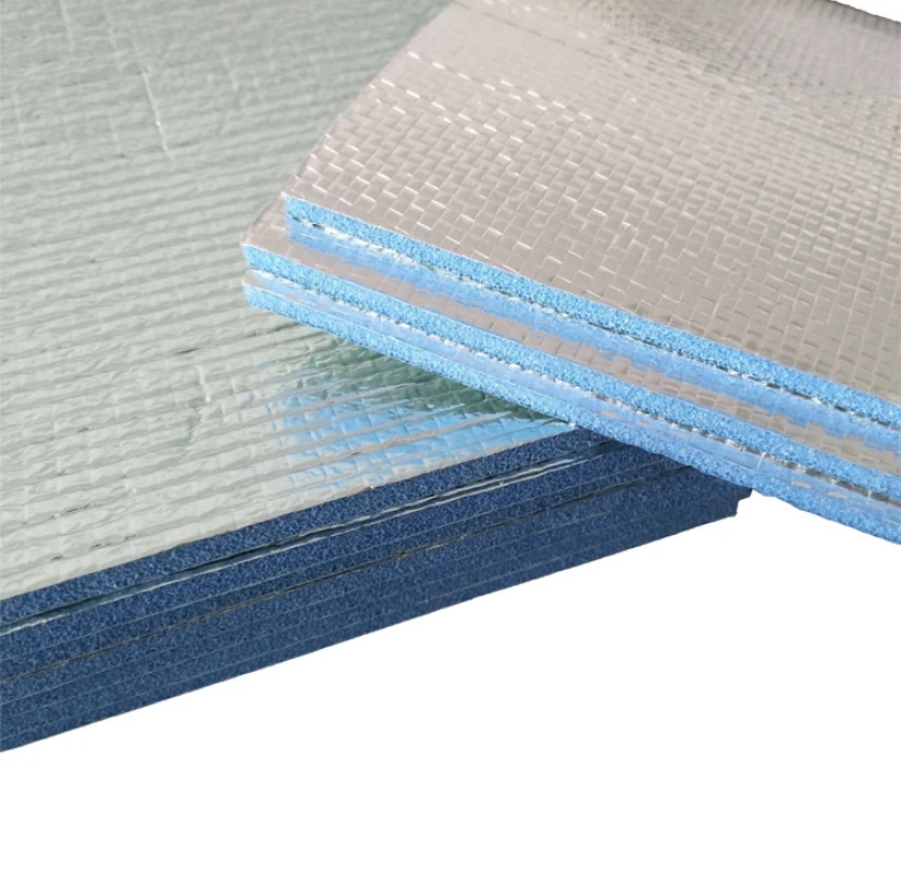 Aluminium Coated Xpe/Pe Foam Insulation Sheet 3mm 5mm 8mm Customized Roof Heat Insulation