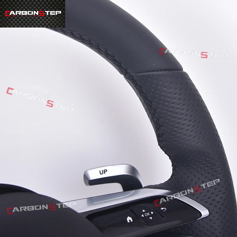 2012-2024 Leather Steering Wheel For Mercedes Benz W205 AMG W212 W213 CLA C300 W211 W222 W221 C Class W204 GLK350 W218 G Class