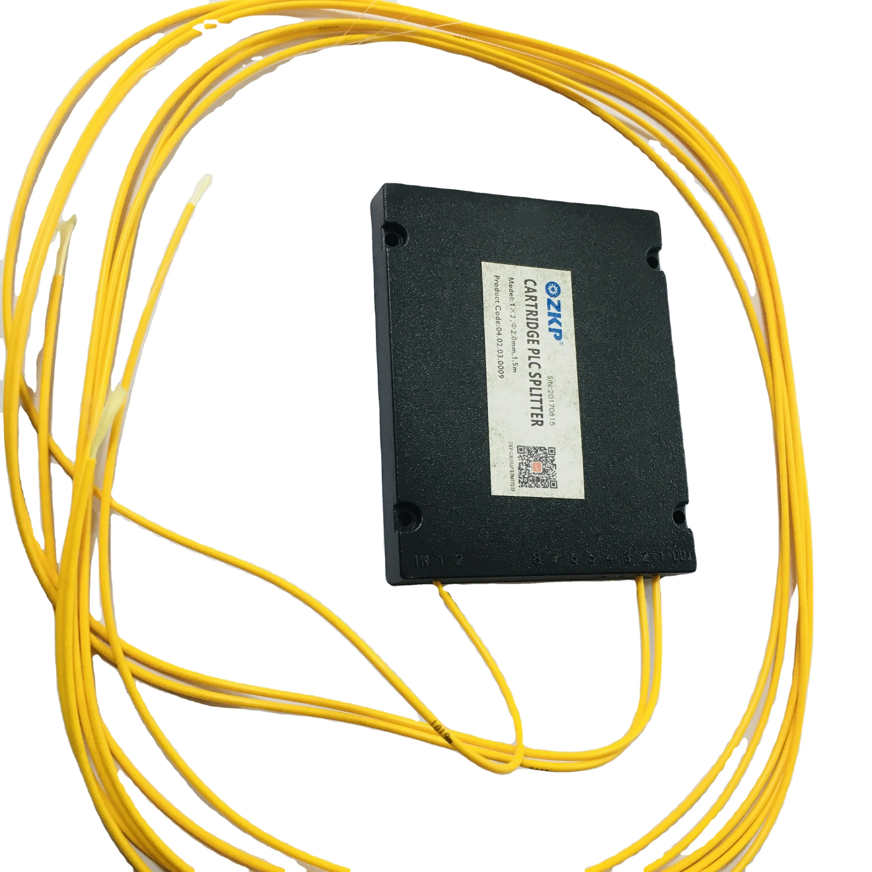 FTTH сеть 1*2 SC/APC Волоконно-оптический сплиттер ABS картридж box PLC