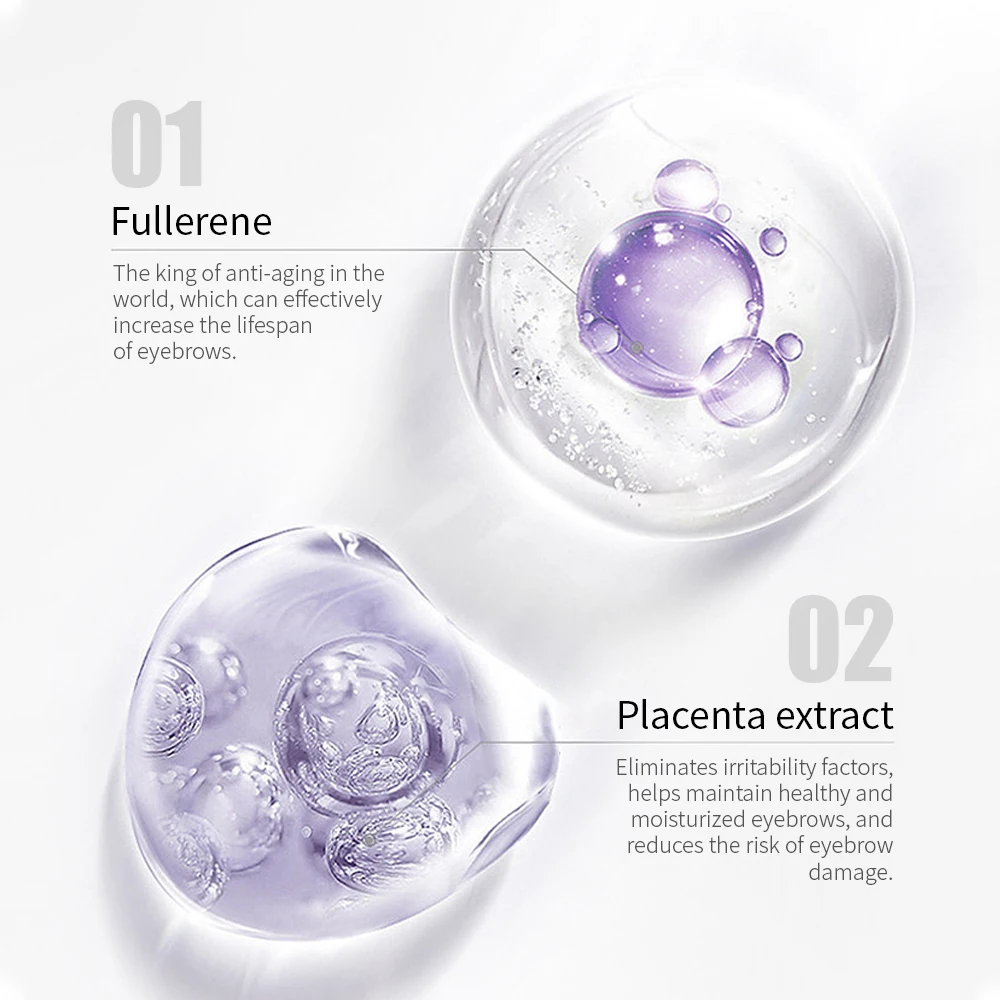 OEM/ODM  Natural Organic Eyebrow Eye brow Extension Growth Serum 7*0.35g Compound Oil Eyebrow Nourish Essential Oil Wholesale