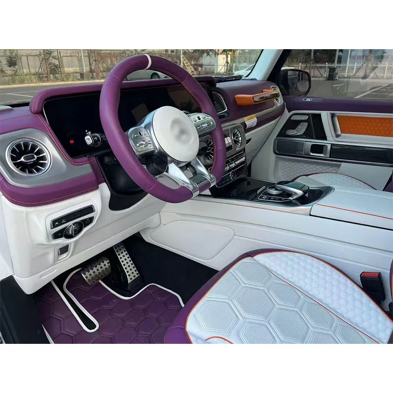 Комплект из натурального углеродного волокна JDMCMA комплект brabus для mercedes g-класса 2004 интерьер G500 G550 модифицированный обновления