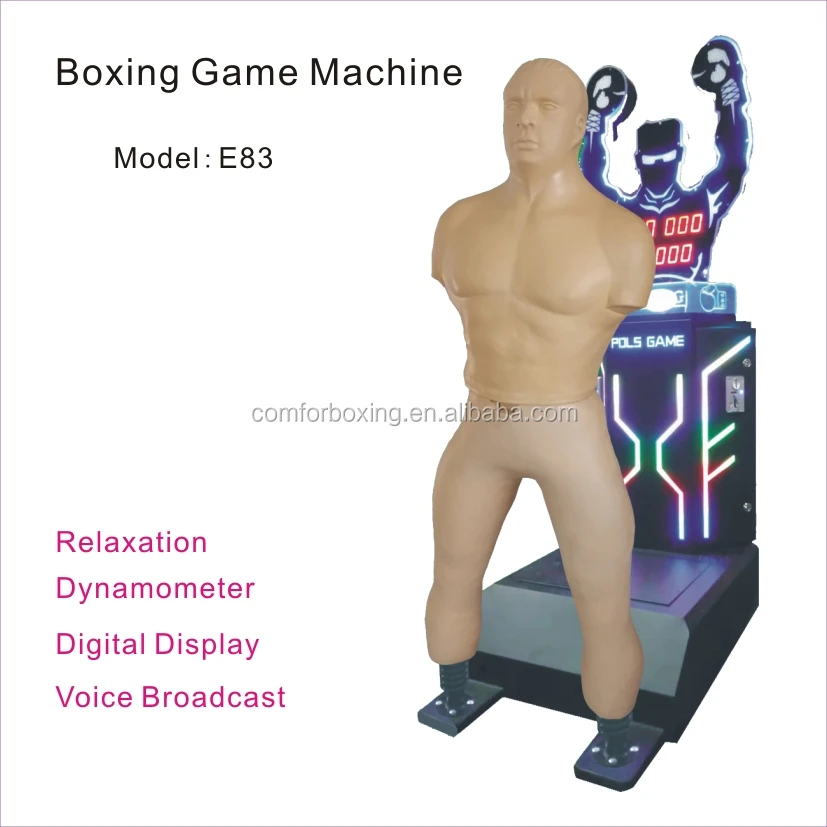 Dynamometry big punch boxing coin operated redemption arcade game machine
