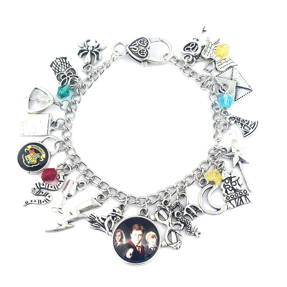 Harry Magic Bracelet Harrys Potter Metal Chain Bracelet Deathly Hallows Bracelet Wholesale In Film