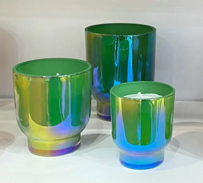 Wholesale Hot Selling Home Decoration 3 Wick Candles Vessels Luxury Soy Wax Candle Glass Jars