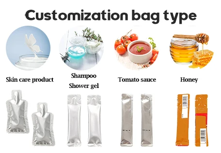 Custom Full Automatic Irregular Shaped Bags Liquid Sachet Packaging Machine for Sale