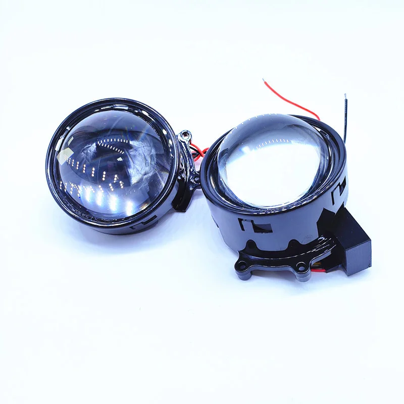 HearxinLED Demon Eyes Led Headlights Lens 3.0 Inch Bi Led Projector Car Bulbs Eagle Eye Light Car Light Accessories