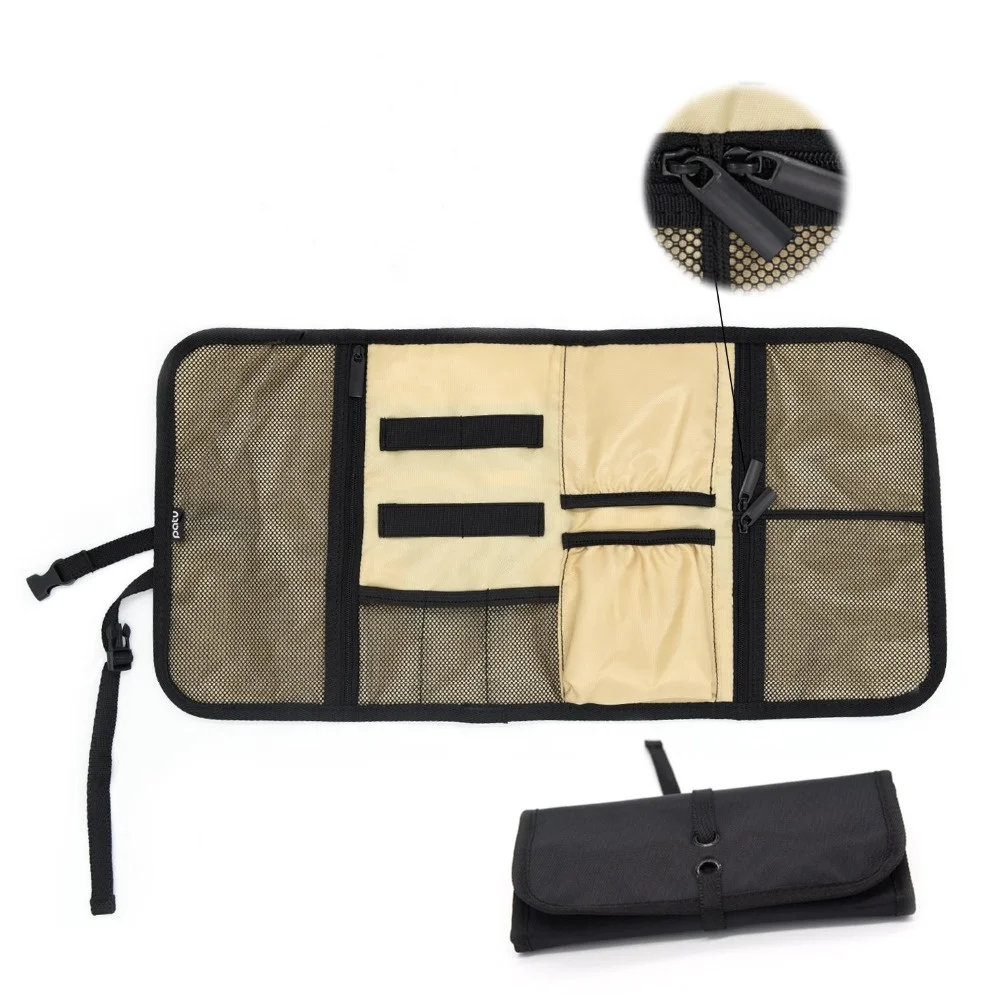 Folding Universal Electronics Accessories Travel Organizer / Hard Drive carrying Case /external hard drive protective case