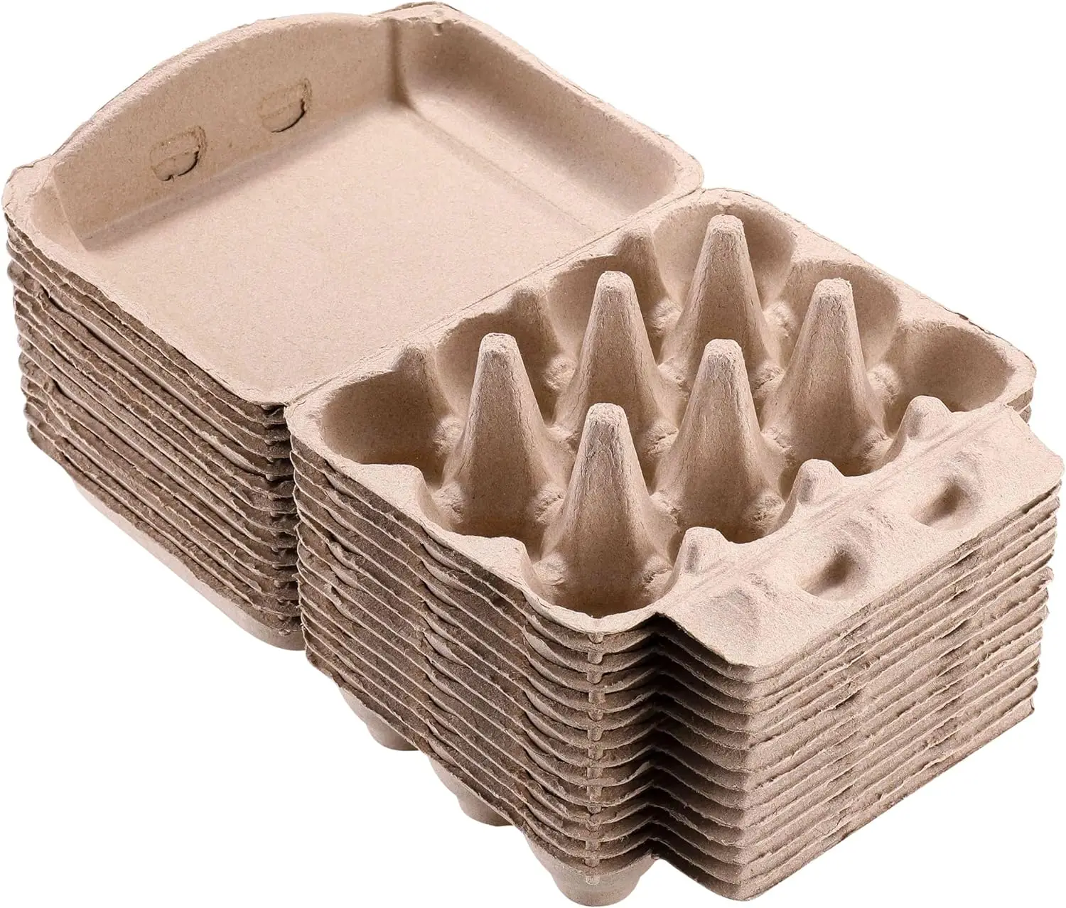 Paper Pack Egg Tray Box Paper Boxes For Egg Wholesale Custom Cardboard Egg Cartons 3x4