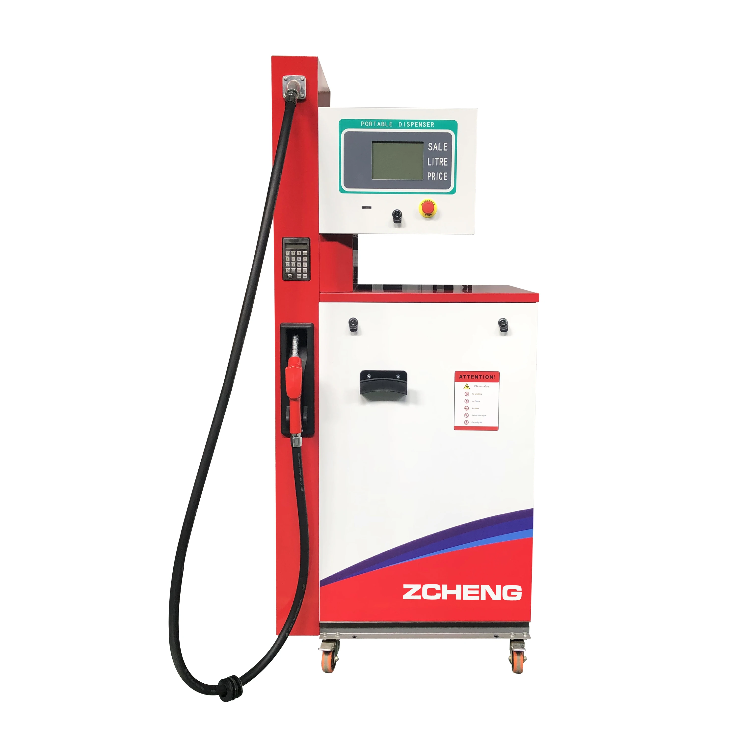 220v/380v mobile  fuel dispenser with drums 300 litre  fuel dispenser with tank