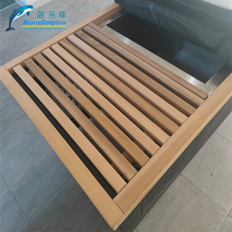 Hot Sale Modern Rectangle Spa Tub Cold Plunge Ice Bath with Stainless Liner for Soaking Manufactured by Cold Plunge Ice Barrel