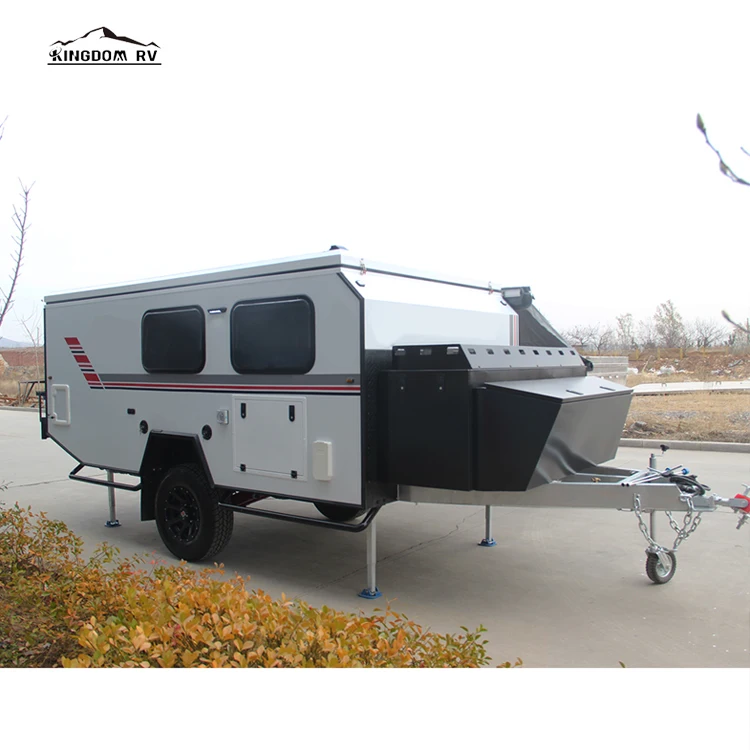 Cheap Durable RV Lightweight Offroad Caravan Rv Camper Trailer with Steel Chassis