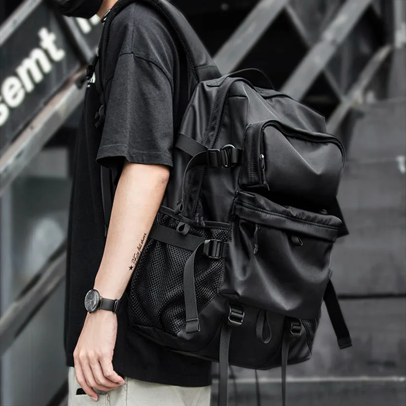 New Popular High Quality casual backpack Water-resistant Canvas School Backpack for students