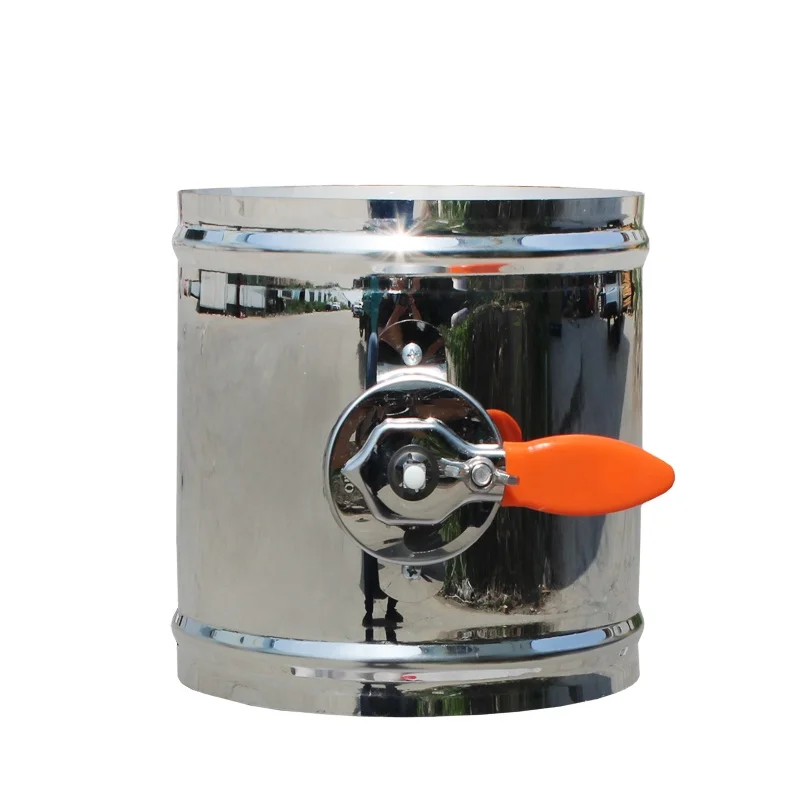 HVAC round air damper circular stainless steel manual air valve