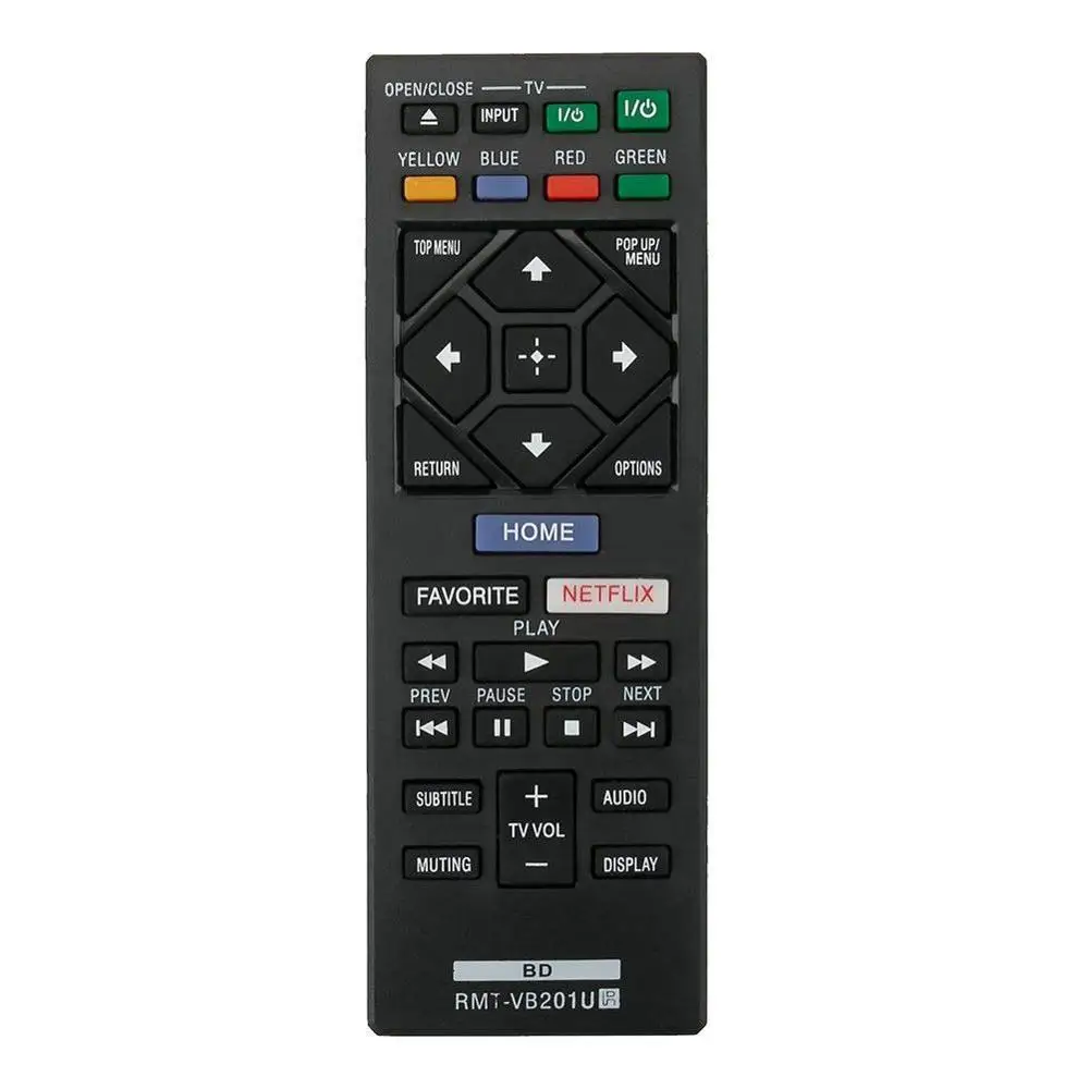 New RMT-VB201U Replaced Remote Control fit for Sony Blu-Ray BD Disc DVD Player
