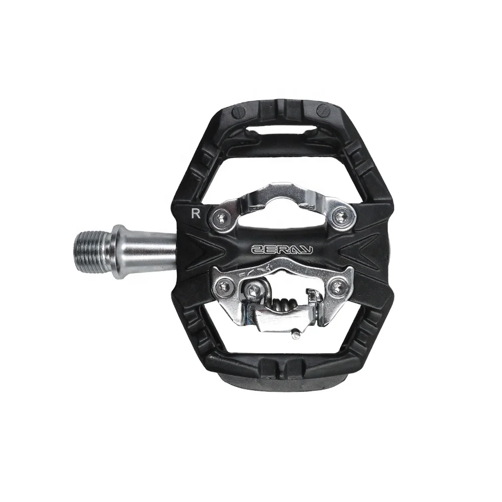 
ZERAY SPD Pedals for Mountain Bike Self-locking Aluminum Pedals with Clips ZP-109S Reflective MTB Pedals 