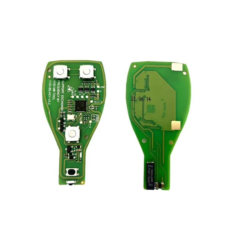 Good Quality Remote Control PC Board Without Chip 433MHZ and 315MHZ for b-enz car key