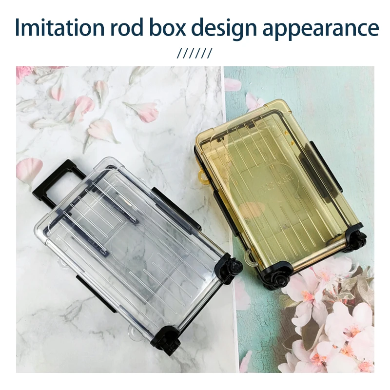 Super Mini Suitcase ABS PC Hard Shell Case Small Toys Snacks Storage Cases For Kids