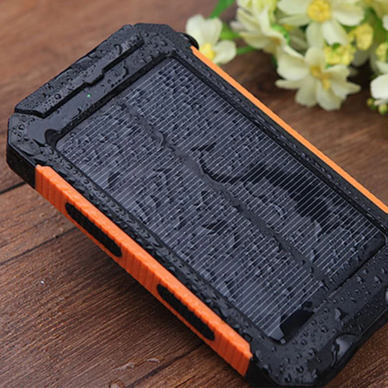 Solar Charger Power Bank 20000Mah Portable Pd 18W Usb C Phone Charger Qc 3.0 External Battery Pack For Mobile Laptop