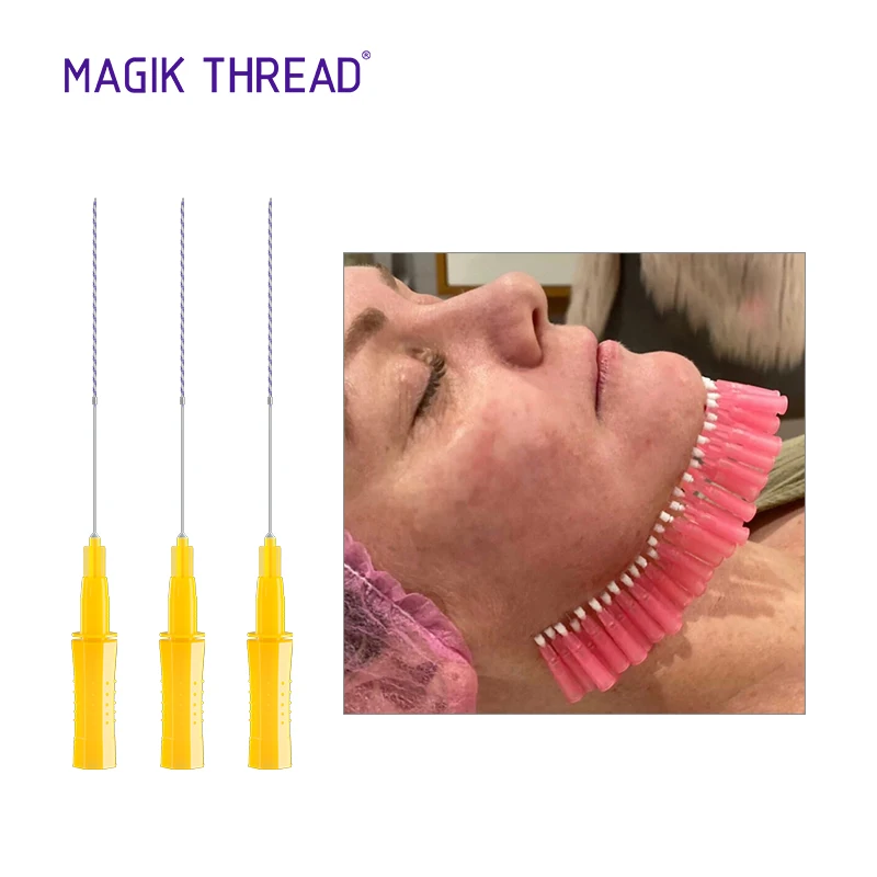 Magik Thread ce certificate fio de cosmetic face lifting mono thread korea pdo plla pcl tornado screw pdo thread