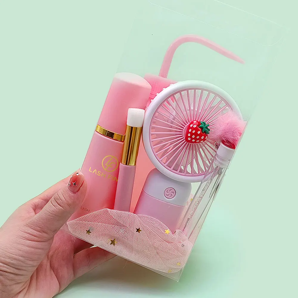 Private Label Gentle Aftercare Foaming Lash Cleanser Kit And bulk eyelashes Cleanser Set