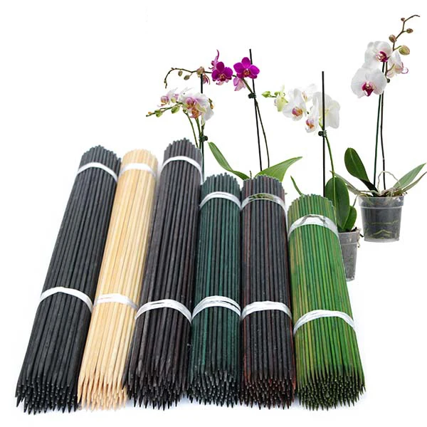 Bamboo poles wholesale bonsai incect and mildew proof treatment bamboo pole  bamboo garden stick For Plant