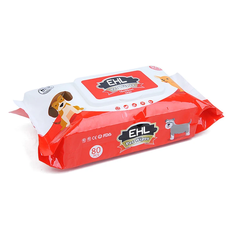 Olive Leaf Extract Vitamin E Lanolin Free Remove Odors Portable Multipet Use Daily Clean Pet Wipes