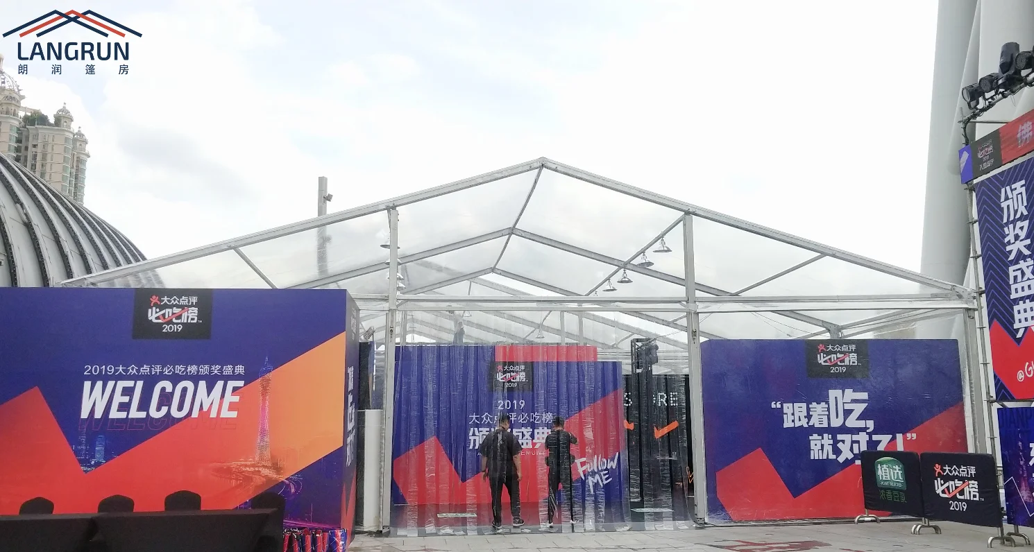 20x40 Waterproof Clear Roof Wedding Venue Marquee Tent Aluminum Frame Event Tents For Sale