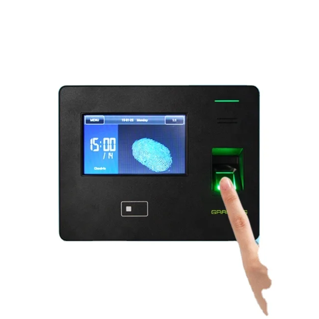 ( GT300 )  4.3 inch Touch Screen Fingerprint time attendance system with built-in Li battery