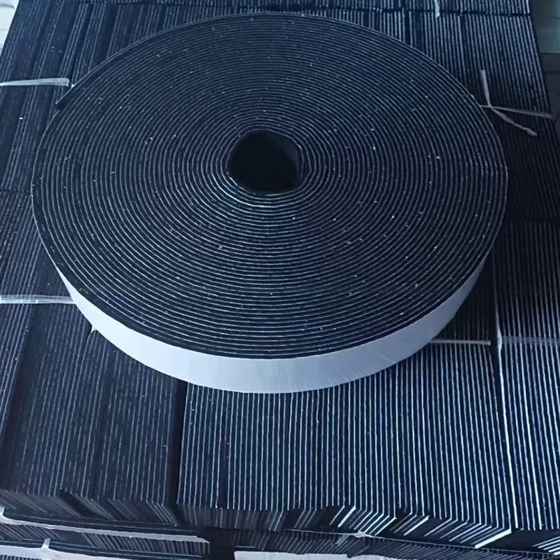 Hot Sale furniture felt tape 1mm 2mm3mm 4mm 5mm thickness polyester Felt with self adhesive felt Strips