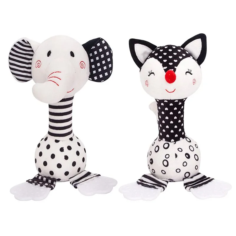 Baby Plush Rattle Toy Baby Soft Toys 0 6 Months Baby Plush Stuffed Toys Custom Logo Bear