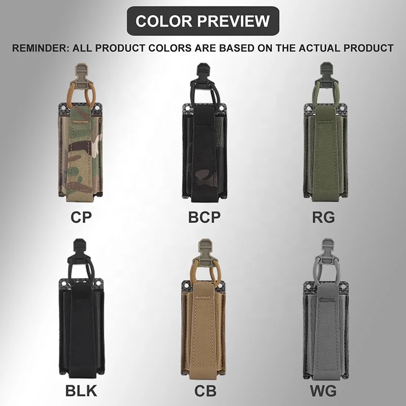 9mm Camouflage Magazine Pouch Tactical Game Prop Molle Vest Accessory Bag Cordura Fabric Mag Pouch For Outdoor Sport Holder