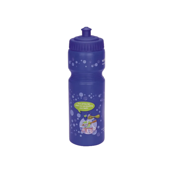 China Cheap Reusable Colorful 750ml Clear Pe Hdpe Sports Bicycle Wheat Straw Plastic Drinking Bottles