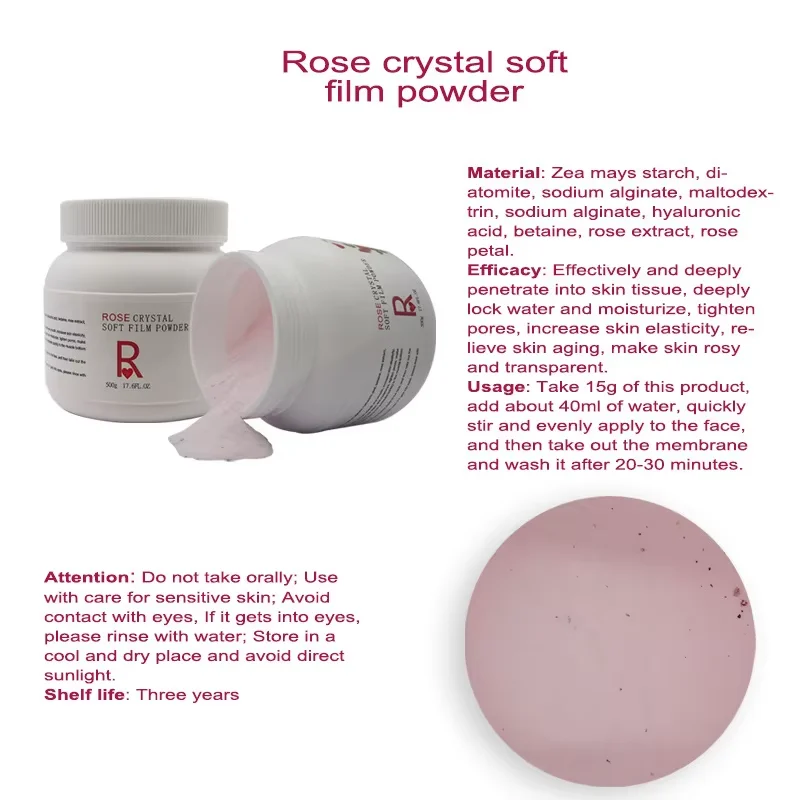 Wholesale Private Label Jelly Mask Powder Beauty SPA Chocolate Hydro Jelly Masks