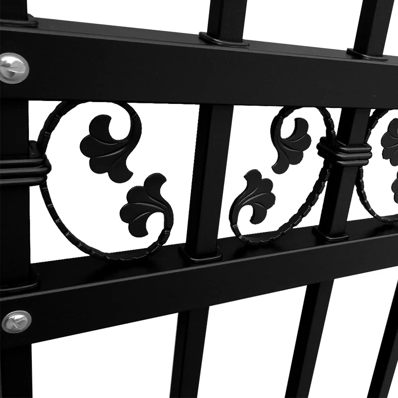 Hot Sale  garden fence metal decorate Palisade Fence Metal Fencing