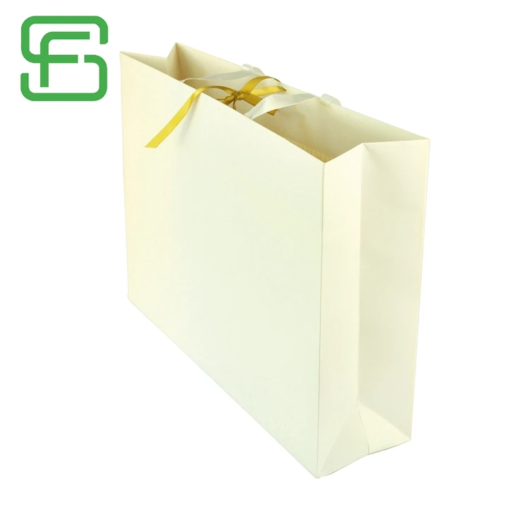 In Stock Size 4 Wax Popcorn White Cardboard 20Kg Flour Transparent Elegant Jewelry Paper Bag Clothing