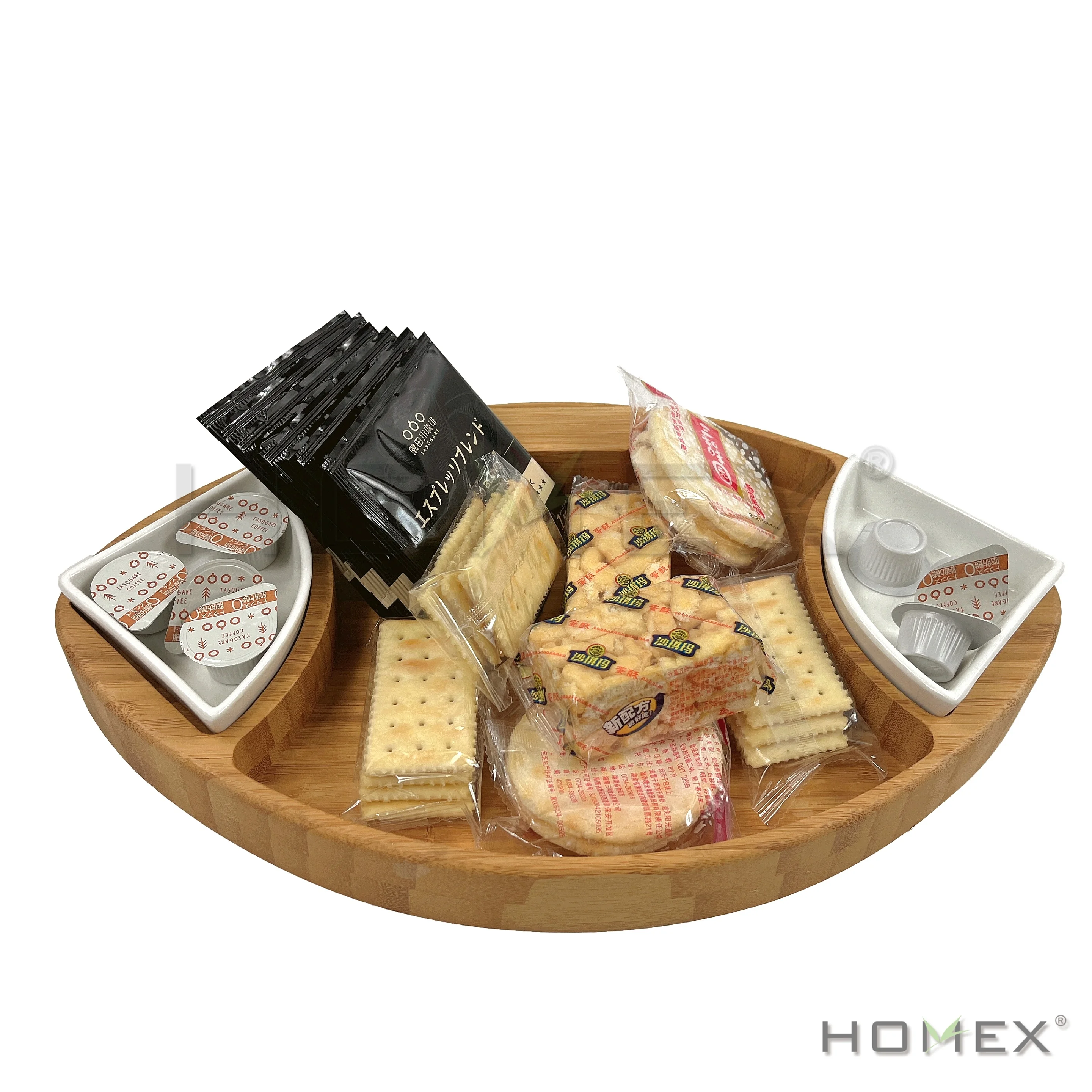 Football Charcuterie Shaped Serving Trays with 2 Ceramic Bowls Chips and Dip Tray