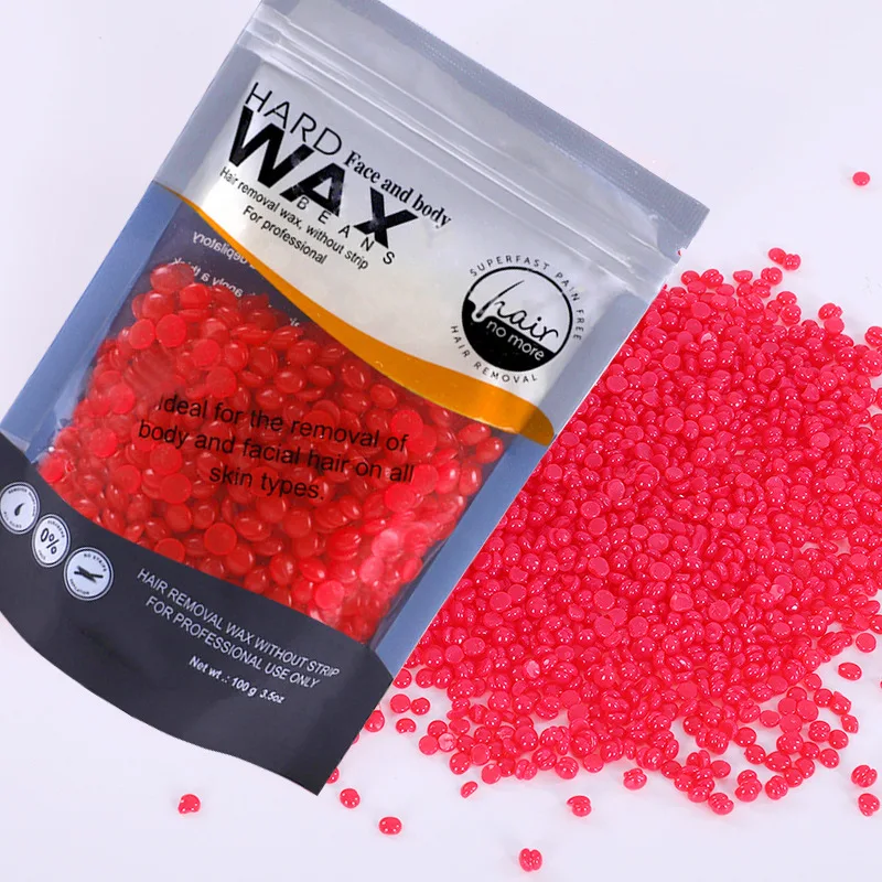 Wholesale Brazilian Wax Beads 100g 300g 500g 1kg Depilatory Hard Wax Bean For Face Body Armpit Hair Removal
