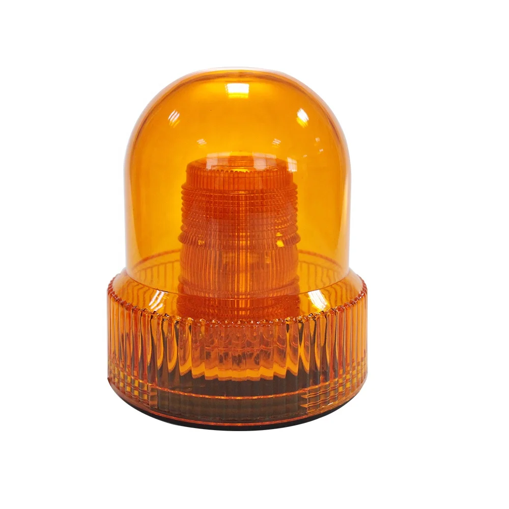 New school bus coach car fire truck round IP65 LED lantern roof warning light strobe flashing lamp