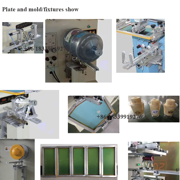 Curved surface silk screen printing machine for bottle Paper Cups Screen Printers Glass Bottle Screen Printing machine For Jars