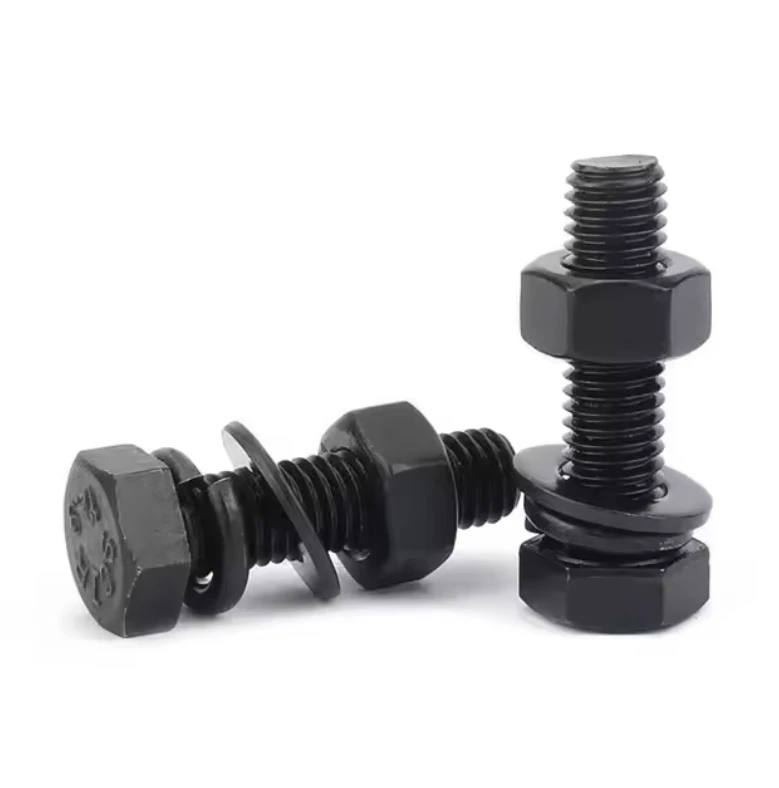 black screw bolt din931 m6 Bouten M10 tuerca y perno M14 Hexagon bolts nut bolt price construction hardware