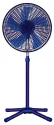 Hight quantity 18 inch plastic stand fan with cross base for household(Africa style)