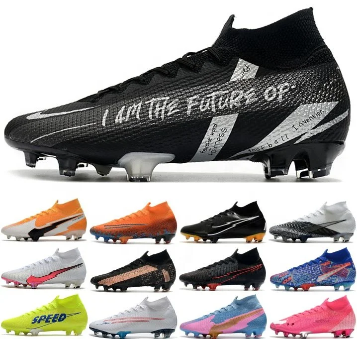 
Spot Drop-shopping Cheap Soccer Shoe Most popular design Breather Cleats Professional Shoes Football Soccer Boots for Men 