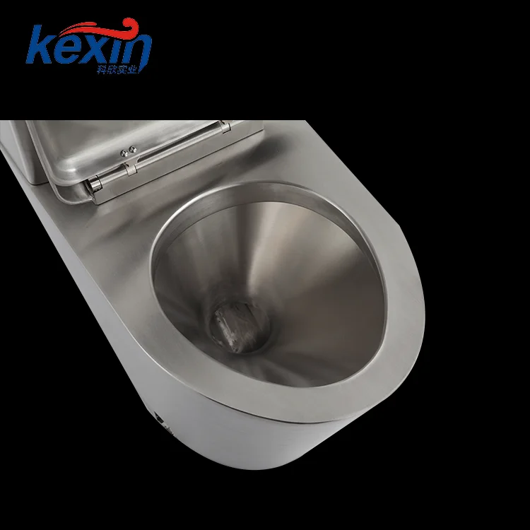Hot Sale Wholesale Custom High Quality One Piece WC Toilet, Stainless Steel Toilet