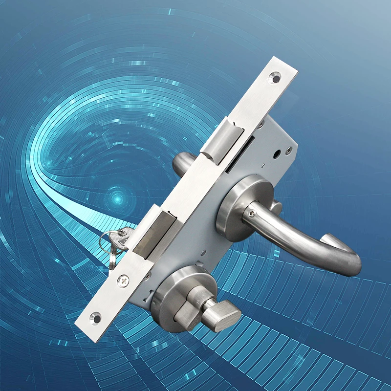 Wholesale European Indoor U Shape 304 Stainless Steel Lever Handle Door Handle